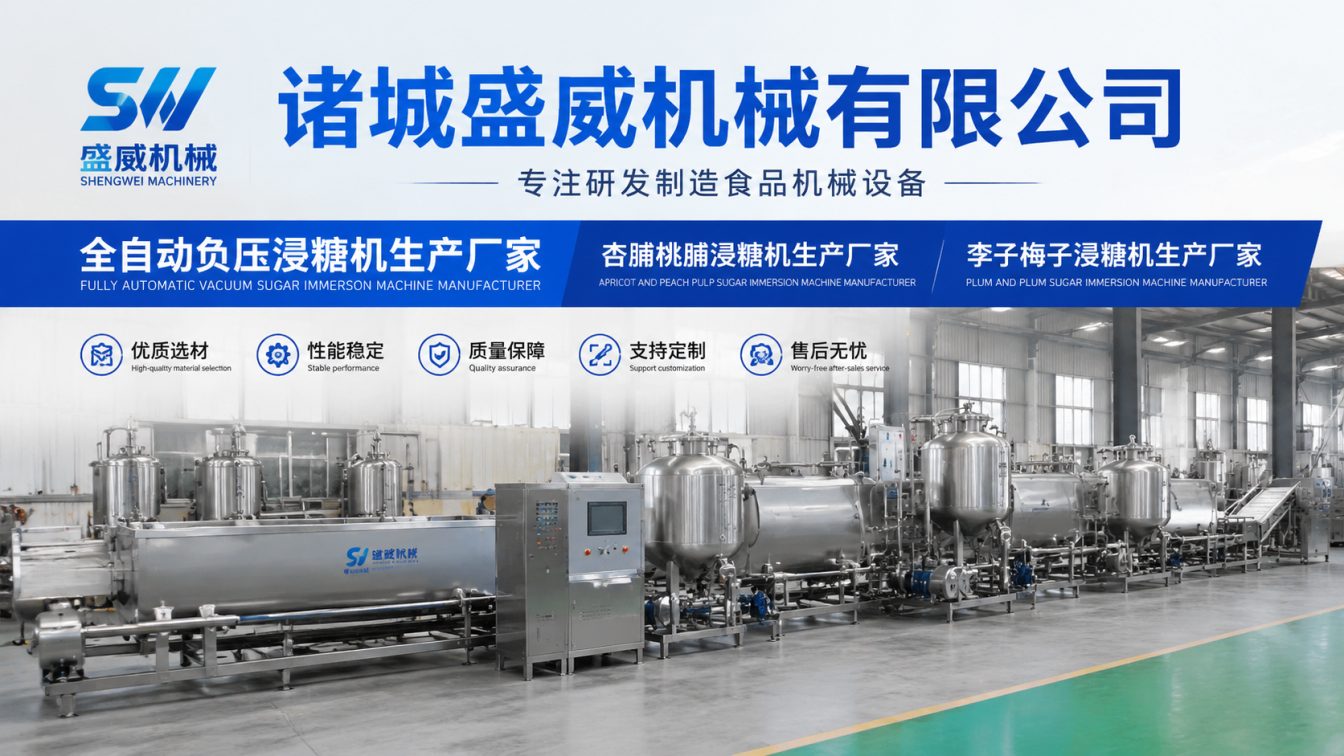 阳泉为果脯加工提供负压浸糖方案